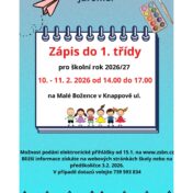 Zápis do 1. třídy